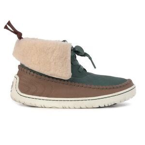 Manitobah Mukluks Women's Skoden Suede Leather Ankle Boots Sage Brown Size 9 NEW